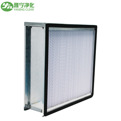 고청정실 Hepa 공기 정화 필터 En 1822 Iso 29463 깊이인 주름