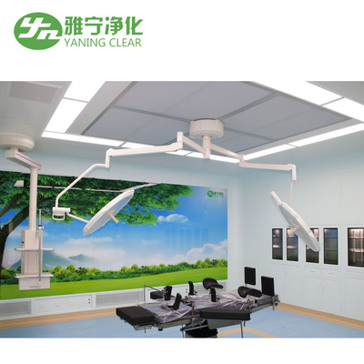 YANING 전문 맞춤형 병원 벽 패널 빠른 설치 모듈식 수술실 벽 패널 모듈식 솔루션