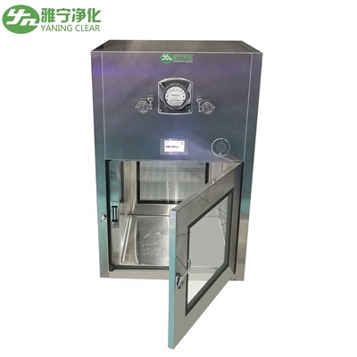 YANING UV 램프 클린룸 패스 스루 박스 공기 청정기 에어 샤워 패스 박스
