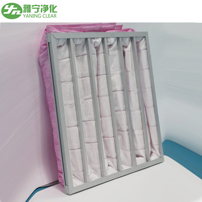 폴리에스터 Ahu 3500m³/h 포켓 에어 필터