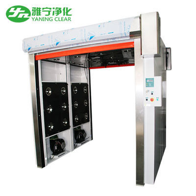 20m/S SUS304 화물 공기 샤워 터널 PVC 문 HEPA 필터