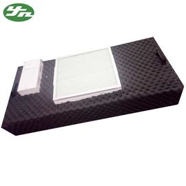 까만 절연제 면에 경량 천장에 의하여 거치되는 Hepa FFU 팬 여과기 단위