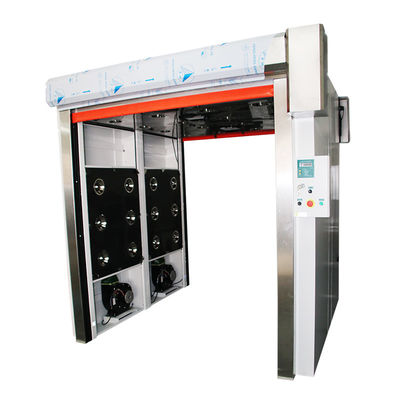 20m/S SUS304 화물 공기 샤워 터널 PVC 문 HEPA 필터