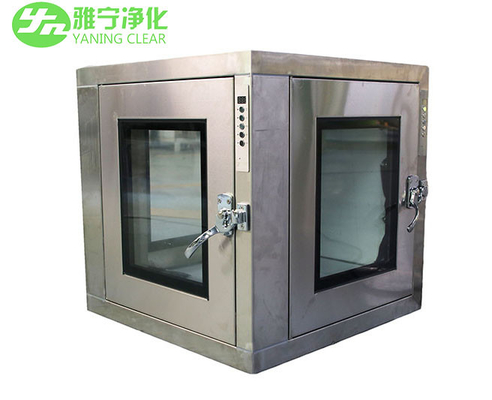 코너 문 청정실 통행 상자 스테인리스 전자 맞물리는 ISO14644