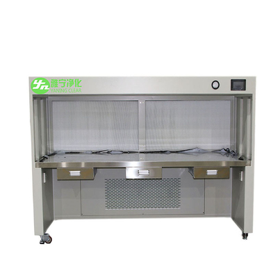 SUS304 층류 클린 벤치 에어 필터 250W YANING 클래스 100 프리 스탠드