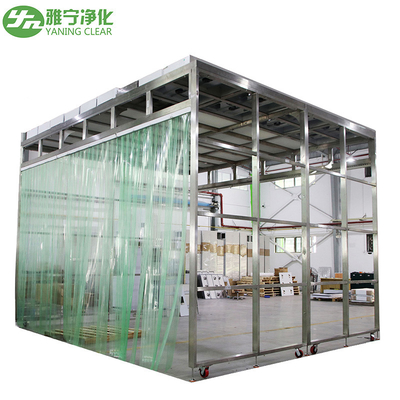 ISO 14644-1은 홀로 서 있는 크린 부스를 조립했습니다