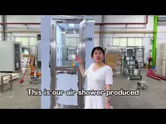 YANING 표준 청정실 공기 샤워기 스테인레스 스틸 지원 사용자 정의